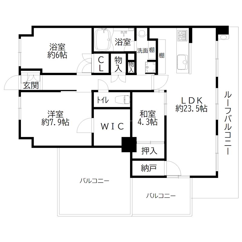 リアラス東加古川 間取り図