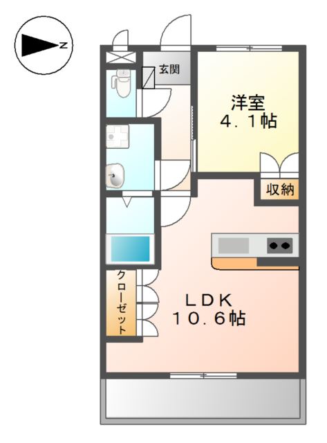 アンシャンテ 間取り図