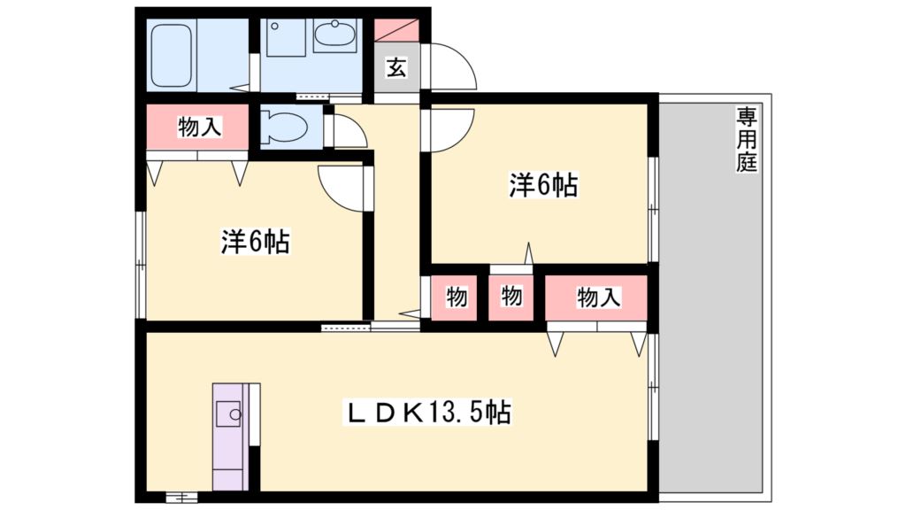 ロータスハイム 間取り図