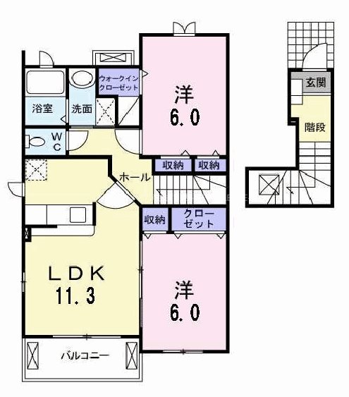 フェリシテ　モデルノ 間取り図