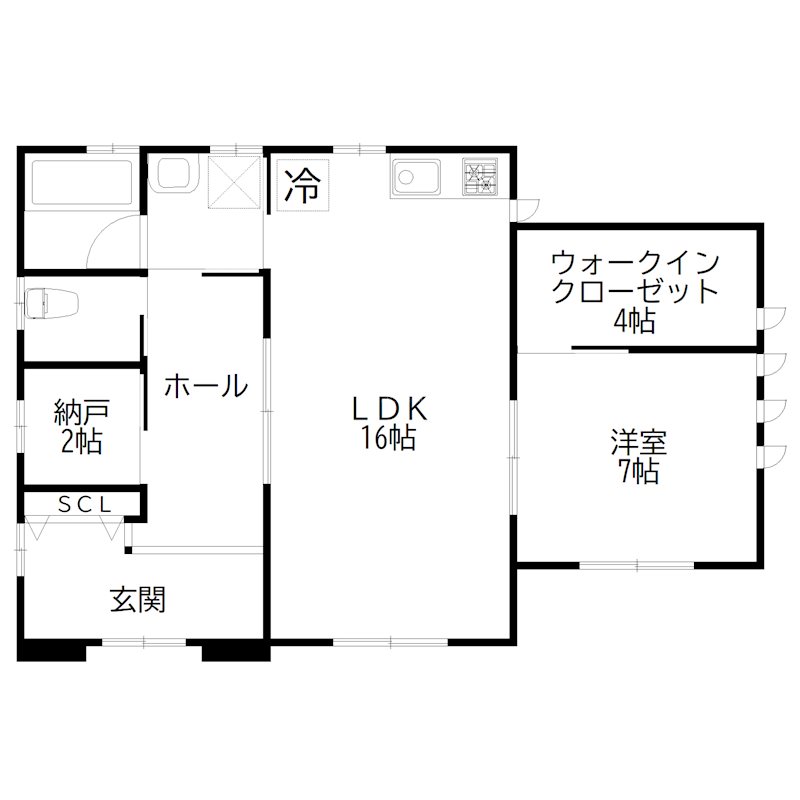 加古川町中津 貸戸建 間取り図