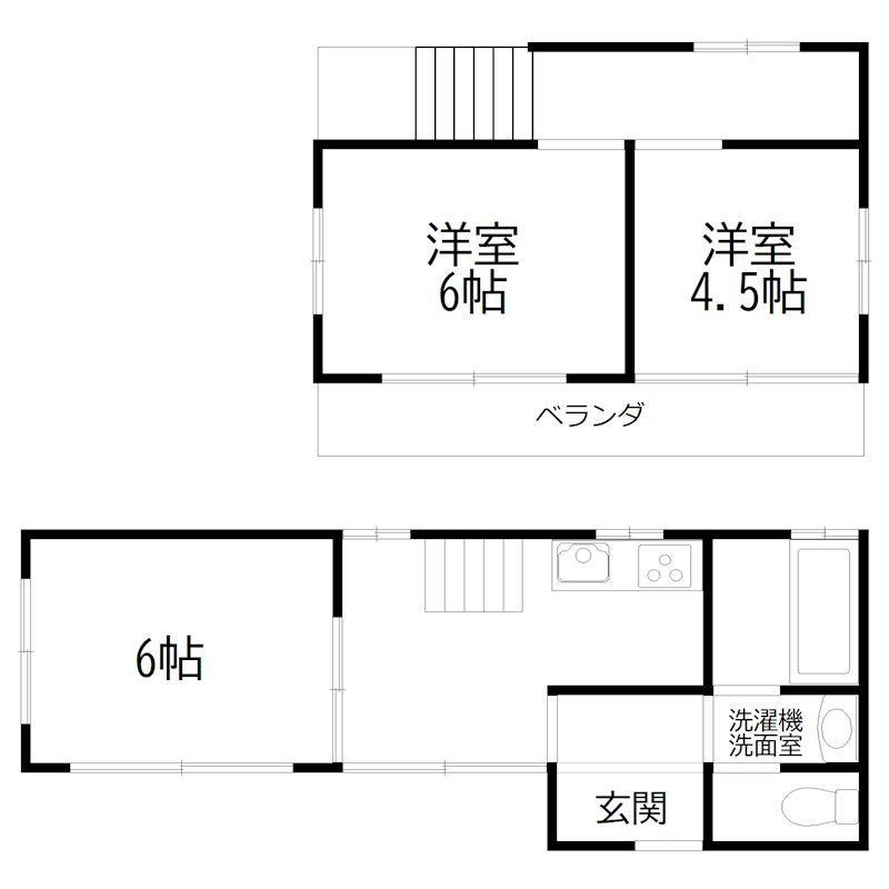 本荘戸建て 間取り図