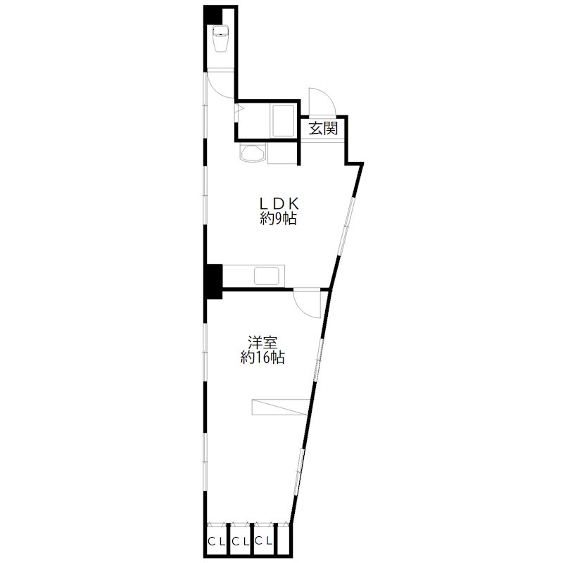 栄町ビル 間取り図