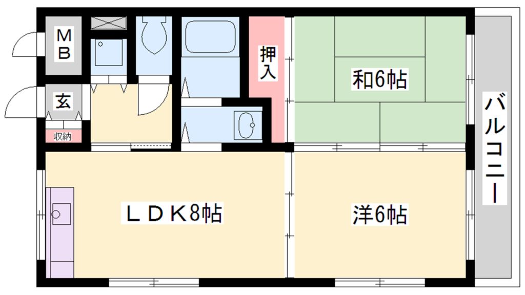 サンアメニティ 間取り図