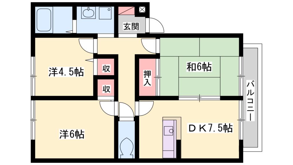 パセオ・ジオイヤI 間取り図