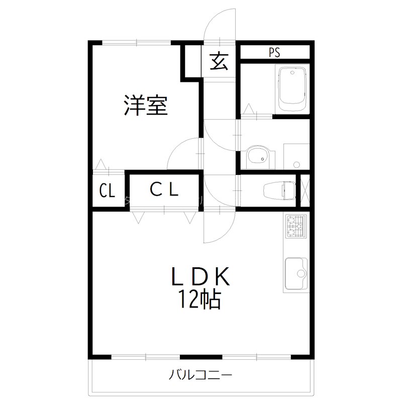 パル壱番館 間取り図