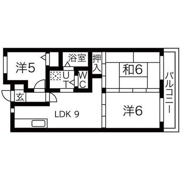 サンハイム多木 間取り図