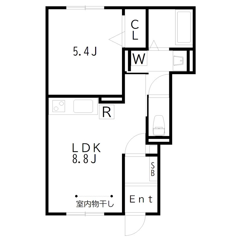 Ｅｒｂａ(エルバ) 間取り図