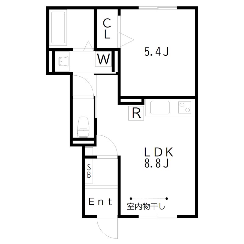 Ｅｒｂａ(エルバ) 間取り図