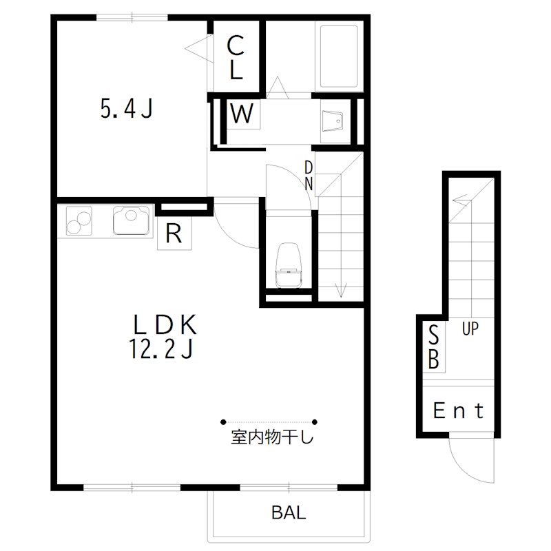 Ｅｒｂａ(エルバ) 間取り図