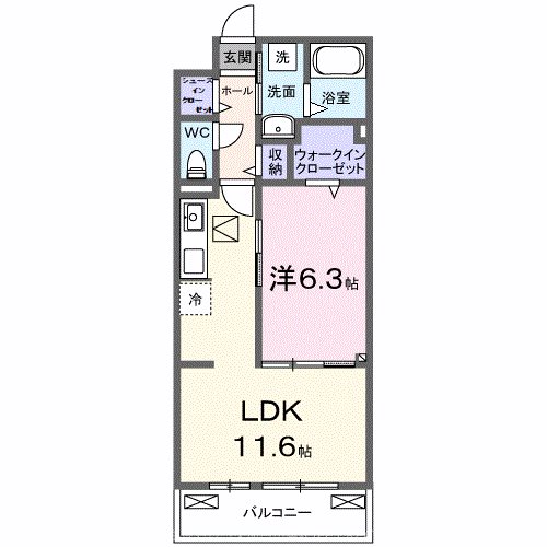 ロト　フィオーレ 間取り図