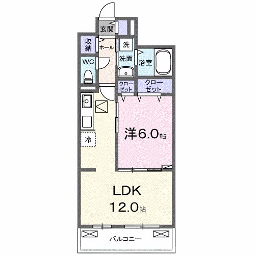アルファポレールⅡ 間取り図