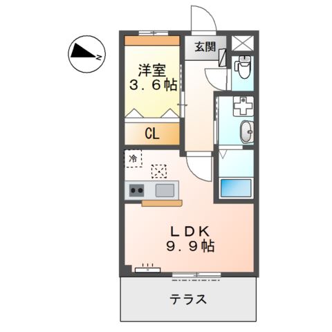 サニーリバーツ 間取り図