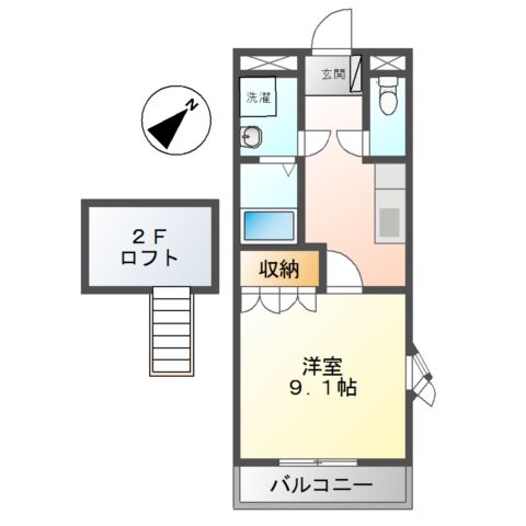 パルティール 間取り図