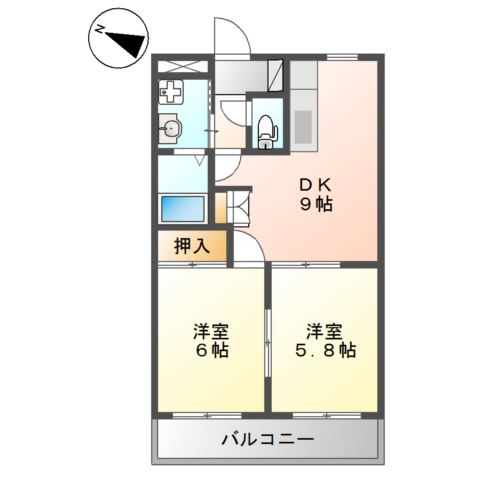 ビアンシャトレーン 間取り図