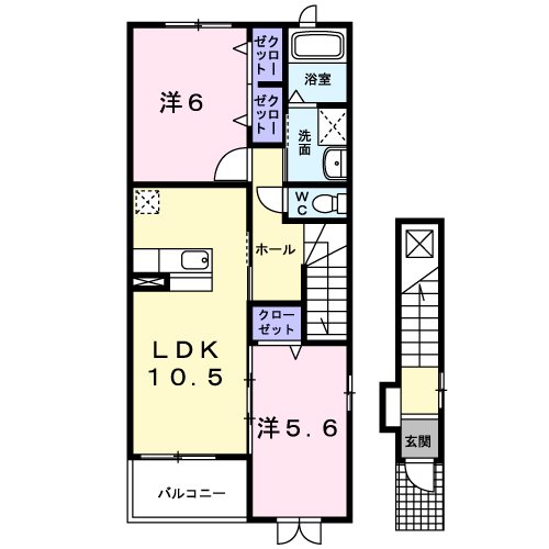 コンソラーレＢ 間取り図
