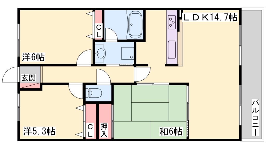 シートレジャー曽根駅前 間取り図