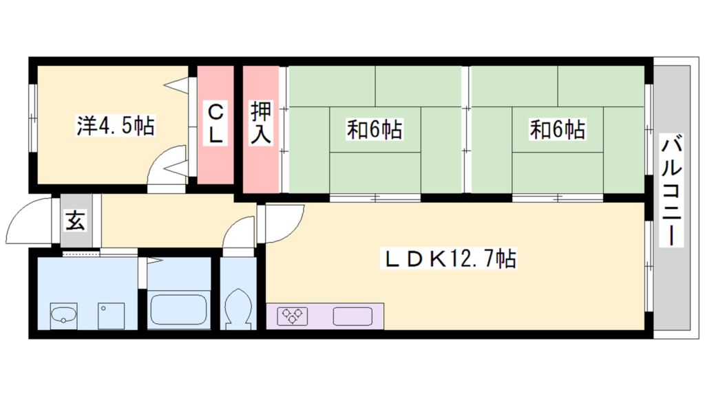 マンハイム加古川 間取り図