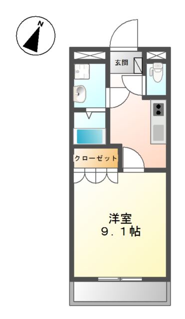小野ロイヤルハイツ 間取り図