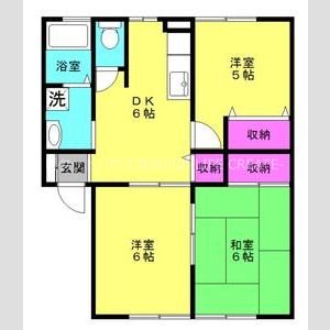 カツミハイツ 間取り図