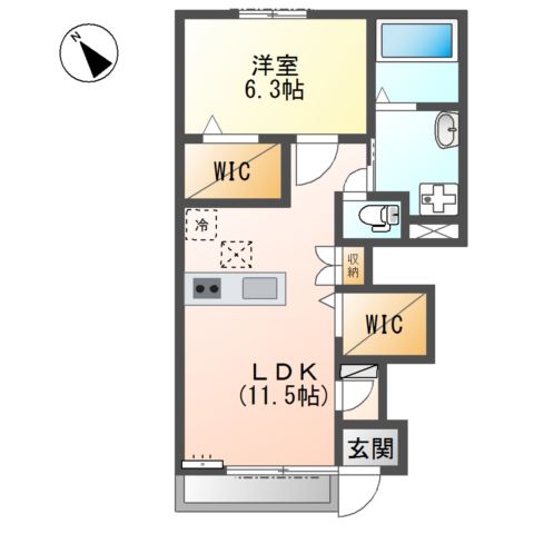 カルチェ 間取り図