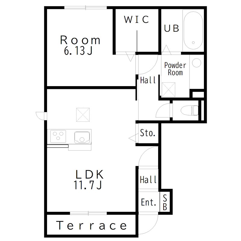 エフォリア17 間取り図
