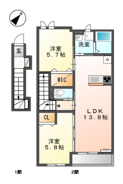 ラティール 間取り図