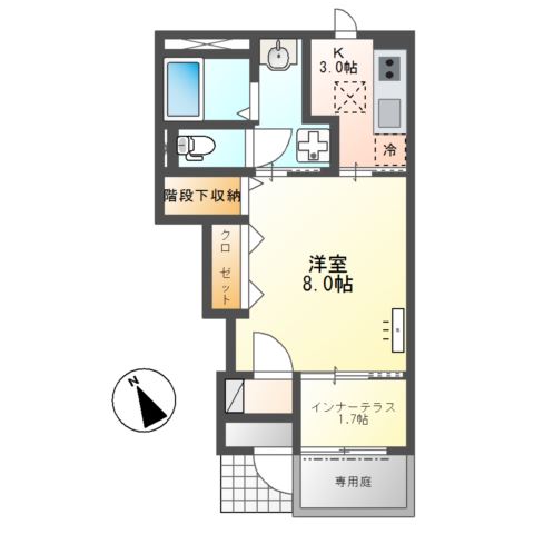 ハウゼ21Ⅱ 間取り図
