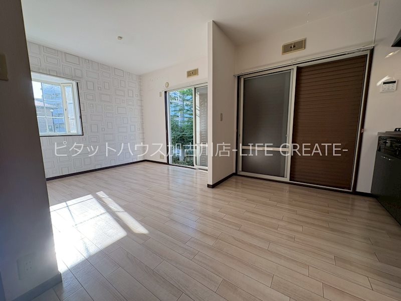 河原サンハイツ　Ｂ ベランダ