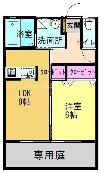 アライコーポ 間取り図