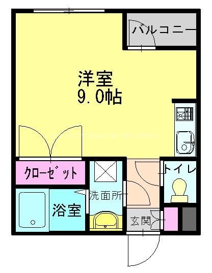 ソフィア２１新在家 間取り図