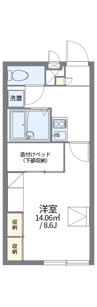 レオパレスヴィラ東加古川 間取り図