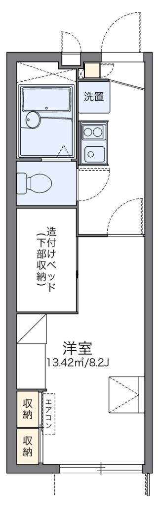 レオパレスエクセルパートⅦ 間取り図