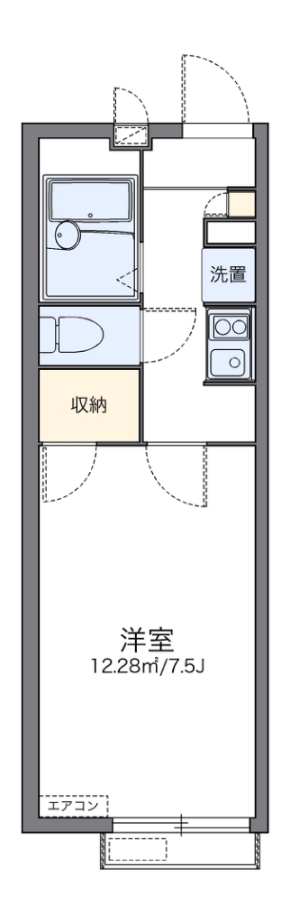 レオパレス友沢 間取り図