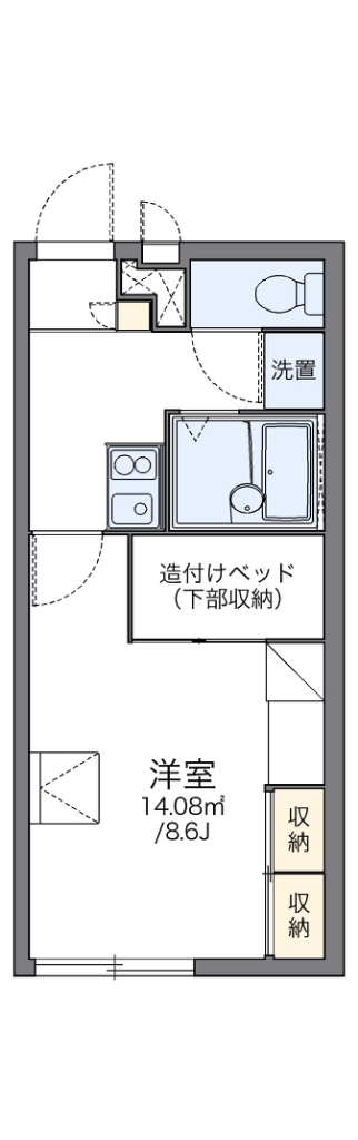レオパレスエクセルパートⅥ 間取り図