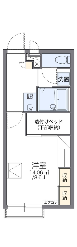 レオパレスＡＭＯＲＥ加古川 間取り図