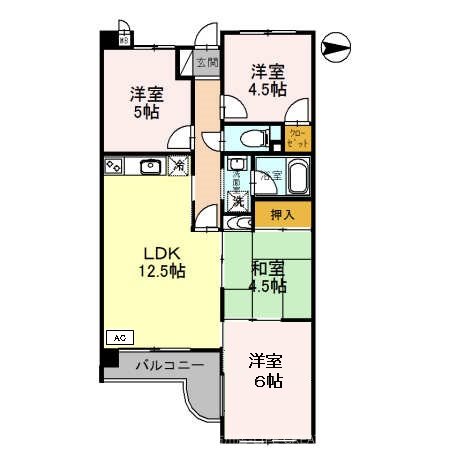 セ・ポワール加古川  間取り図