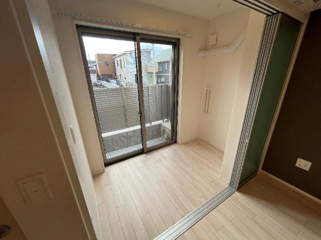 高砂町木曽町新築アパート ベランダ