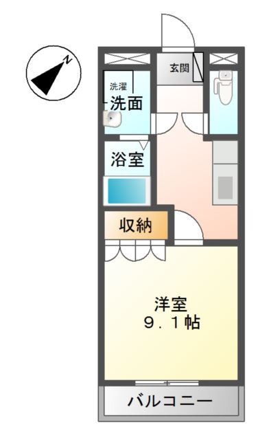 パルティール 間取り図