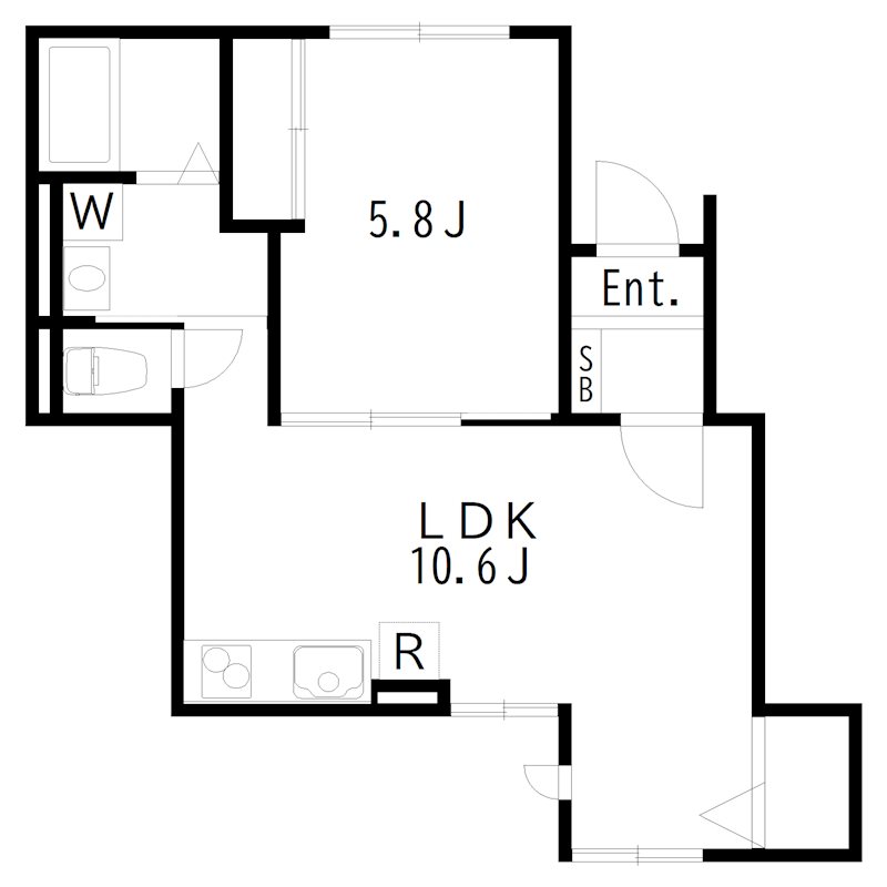 ハイムメゾン溝之口 間取り図