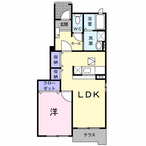 アン・ソレイエ・ジャルダン 間取り図