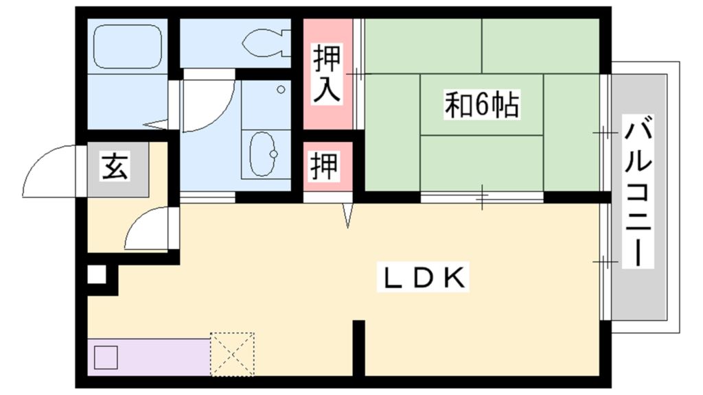 パークハイム東加古川 間取り図