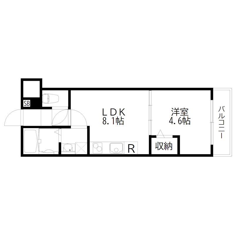 アーバンコート加古川 間取り図