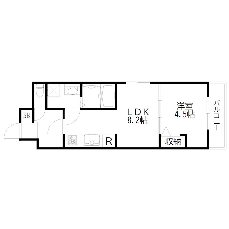 アーバンコート加古川 間取り図