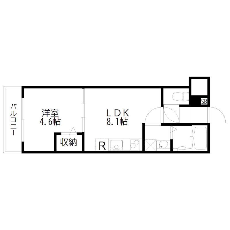 アーバンコート加古川 間取り図