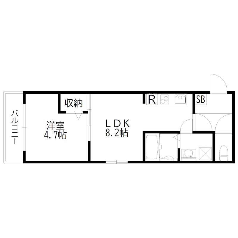 アーバンコート加古川 間取り図
