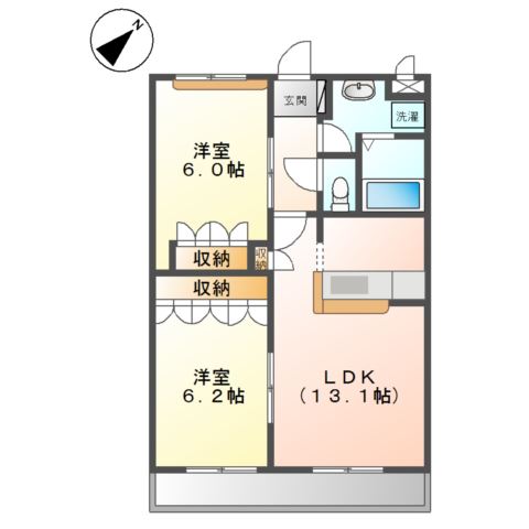 ル・パッサージュ 間取り図