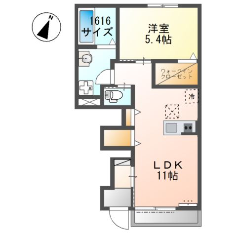 フェリーチェⅣ 間取り図