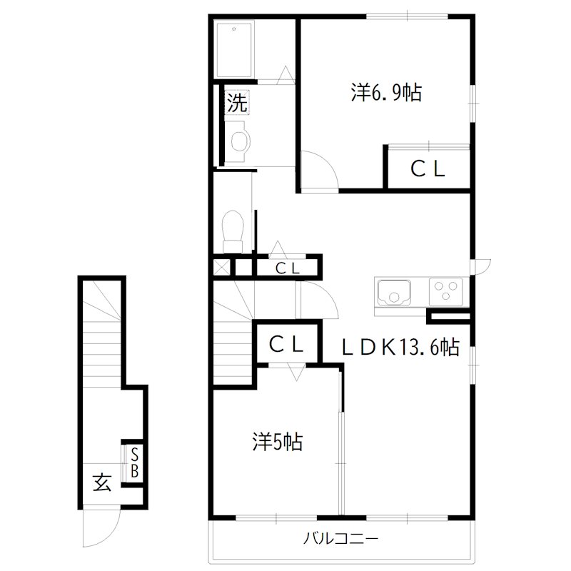 メゾン・ド・ベル 間取り図