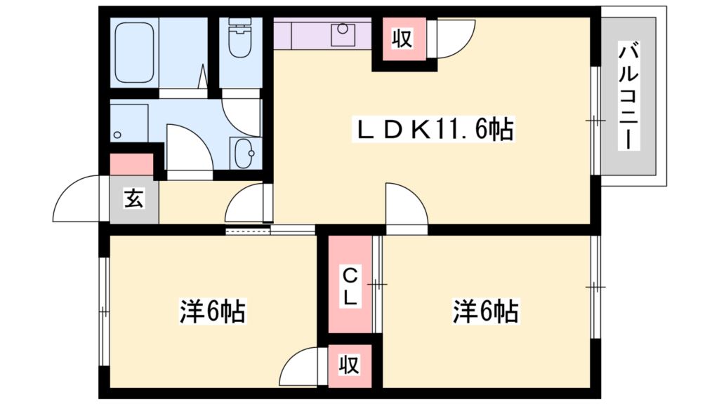 アメニティ浜の宮 間取り図